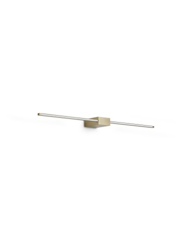 Ideal Lux Lampa Ścienna ESSENCE AP SQUARE D075 LUCE DIR. OTTONE 3000K Mosiądz 371689