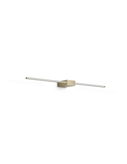 Ideal Lux Lampa Ścienna ESSENCE AP SQUARE D075 LUCE DIR. OTTONE 3000K Mosiądz 371689