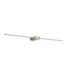 Ideal Lux Lampa Ścienna ESSENCE AP SQUARE D115 LUCE DIR. OTTONE 3000K Mosiądz 371726