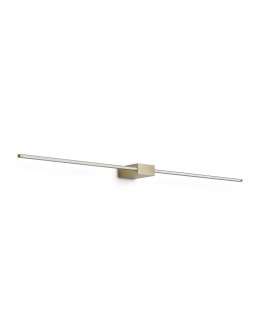 Ideal Lux Lampa Ścienna ESSENCE AP SQUARE D115 LUCE DIR. OTTONE 3000K Mosiądz 371726