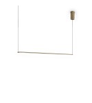 Ideal Lux Lampa Wisząca ESSENCE SP ROUND OTTONE 3000K Mosiądz 371795