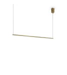 Ideal Lux Lampa Wisząca ESSENCE SP SQUARE OTTONE 3000K Mosiądz 371856