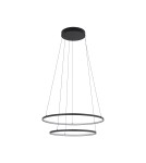 Nowodvorski CIRCOLO POWER LED Lampy wiszące LED zintegrowany  3000K Czarny Biały 11647
