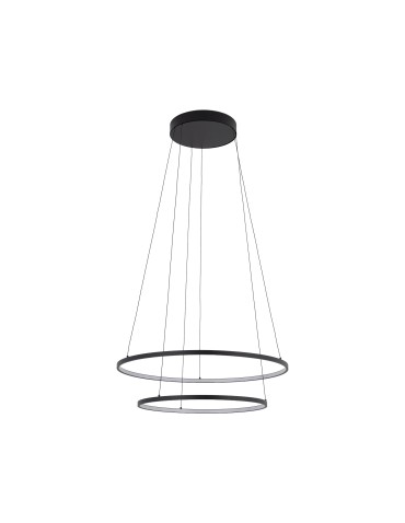 Nowodvorski CIRCOLO POWER LED Lampy wiszące LED zintegrowany  3000K Czarny Biały 11647