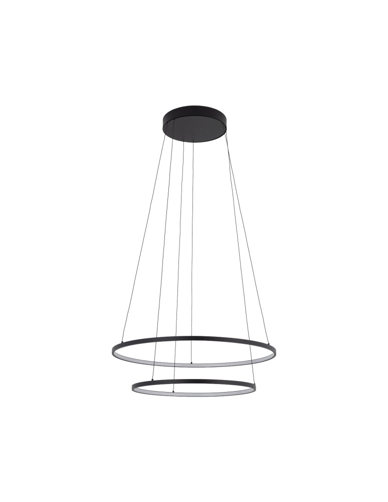 Nowodvorski CIRCOLO POWER LED Lampy wiszące LED zintegrowany  3000K Czarny Biały 11647