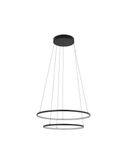Nowodvorski CIRCOLO POWER LED Lampy wiszące LED zintegrowany  3000K Czarny Biały 11647