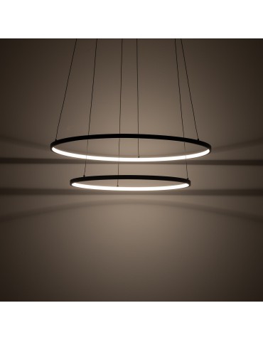 Nowodvorski CIRCOLO POWER LED Lampy wiszące LED zintegrowany  3000K Czarny Biały 11647 - product 2