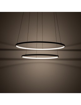 Nowodvorski CIRCOLO POWER LED Lampy wiszące LED zintegrowany  3000K Czarny Biały 11647 - product 2