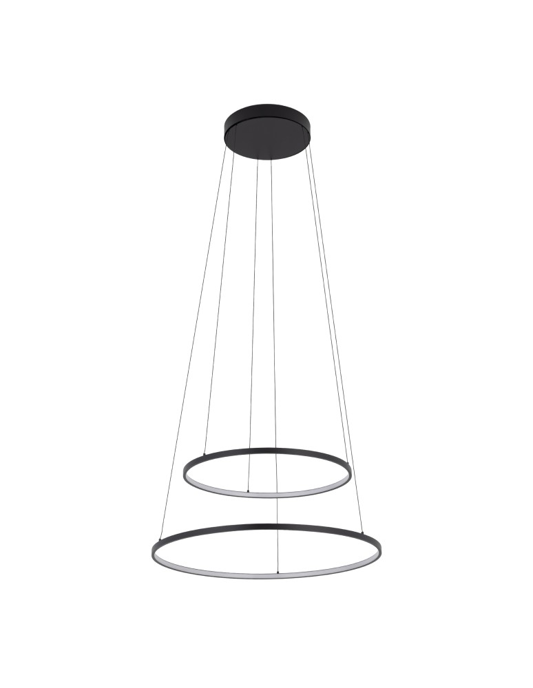 Nowodvorski CIRCOLO POWER LED Lampy wiszące LED zintegrowany  3000K Czarny Biały 11647