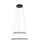Nowodvorski CIRCOLO POWER LED Lampy wiszące LED zintegrowany  3000K Czarny Biały 11647