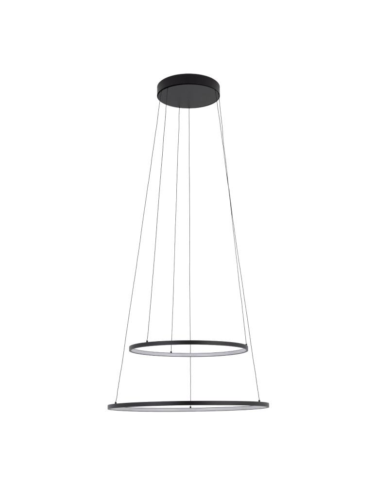 Nowodvorski CIRCOLO POWER LED Lampy wiszące LED zintegrowany  3000K Czarny Biały 11647