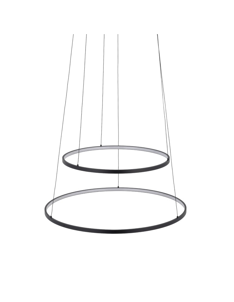 Nowodvorski CIRCOLO POWER LED Lampy wiszące LED zintegrowany  3000K Czarny Biały 11647