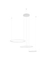 Zobacz Nowodvorski CIRCOLO POWER LED Lampa Sufitowa Wisząca LED zintegrowany  3000K Biały 11649