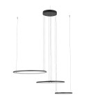 Nowodvorski CIRCOLO POWER LED Lampy wiszące LED zintegrowany  3000K Czarny Biały 11648