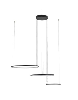 Nowodvorski CIRCOLO POWER LED Lampy wiszące LED zintegrowany  3000K Czarny Biały 11648