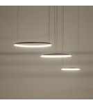 Nowodvorski CIRCOLO POWER LED Lampy wiszące LED zintegrowany  3000K Czarny Biały 11648