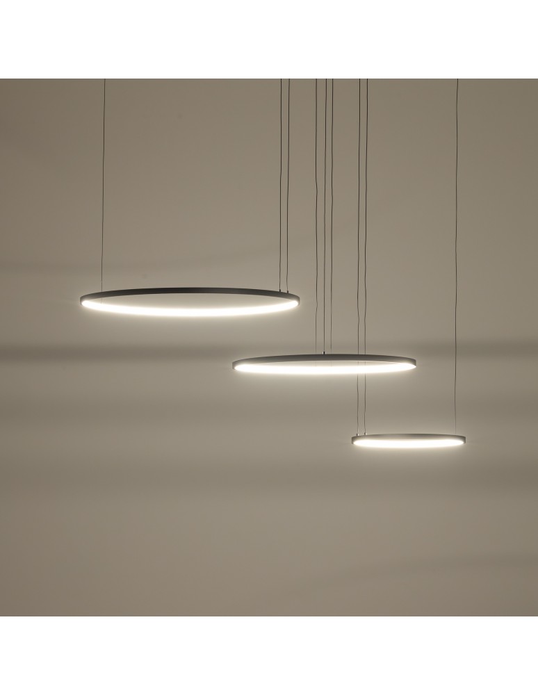 Nowodvorski CIRCOLO POWER LED Lampy wiszące LED zintegrowany  3000K Czarny Biały 11648