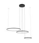 Nowodvorski CIRCOLO POWER LED Lampy wiszące LED zintegrowany  3000K Czarny Biały 11648