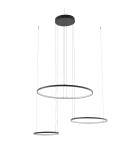 Nowodvorski CIRCOLO POWER LED Lampy wiszące LED zintegrowany  3000K Czarny Biały 11648