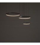 Nowodvorski CIRCOLO POWER LED Lampy wiszące LED zintegrowany  3000K Czarny Biały 11648