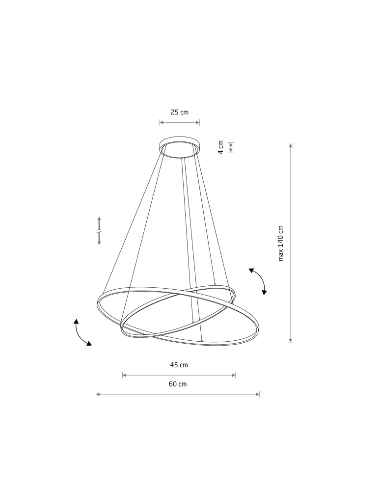 Nowodvorski CIRCOLO POWER LED Lampy wiszące LED zintegrowany  3000K Biały 11646