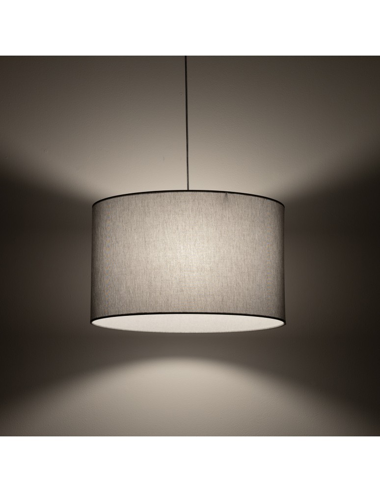 Nowodvorski HOTEL MOOD Lampy wiszące E27  Szary Chrom 11791