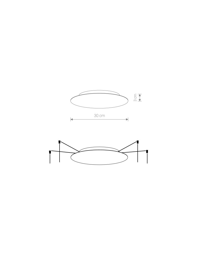 Nowodvorski CAMELEON CANOPY A  Szczotkowane złoto Biały 12059