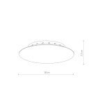 Nowodvorski CAMELEON CANOPY A MINI  Beżowy Biały 12060