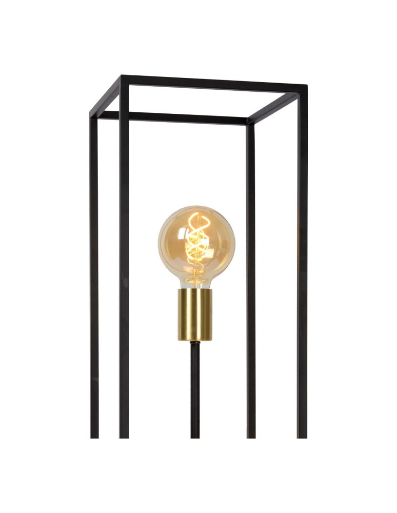 Loft floor lamps - industrial - Lucide RUBEN Floor lamp 3xE27 satin black brass 00724/03/30 - product kolory-swiatla.pl 14