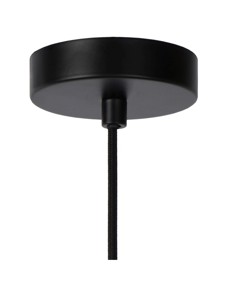 Pendant lamps - Lucide JULIUS Pendant 1xE27 black 34438/20/65 - product kolory-swiatla.pl 12