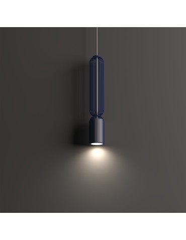 Nowodvorski SINGLES B Lampy wiszące GU10 R50  Granatowy Beżowy 12202 - product 2