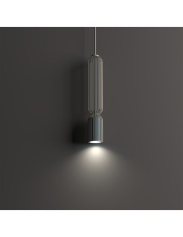 Nowodvorski SINGLES B Lampy wiszące GU10 R50  Beżowy Jedwabisty grafit 12200 - product 2