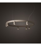 Nowodvorski FOURTY ROUND LED Lampy wiszące GU10 R35 i LED zintegrowany  3000K Beżowy 12284