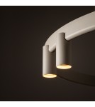 Nowodvorski FOURTY ROUND LED Lampy wiszące GU10 R35 i LED zintegrowany  3000K Beżowy 12284