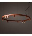 Nowodvorski FOURTY  ROUND LED Lampy wiszące GU10 R35 i LED zintegrowany  3000K Terakota 12420