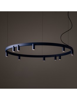 Nowodvorski FOURTY ROUND LED Lampy wiszące GU10 R35 i LED zintegrowany  3000K Granatowy 12286 - product 2