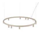 Nowodvorski FOURTY ROUND LED Lampy wiszące GU10 R35 i LED zintegrowany  3000K Beżowy 12287