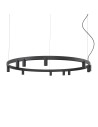 View Nowodvorski FOURTY  ROUND LED Lampa Sufitowa Wisząca GU10 R35 i LED zintegrowany  3000K Czarny 12288