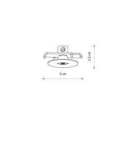 Nowodvorski CAMELEON CANOPY F MINI  Szczotkowane złoto 12442 - produkt 2