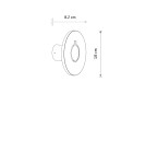 Nowodvorski AXION LED Natynkowe LED zintegrowany IP65 3000K Grafitowy 11937