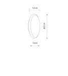 Nowodvorski ASTRA LED Kinkiety LED zintegrowany IP65 3000K Brąz 11941