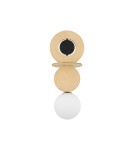 Nowodvorski CAMELEON DROPS WOOD A Naturalne drewno Czarny 12426