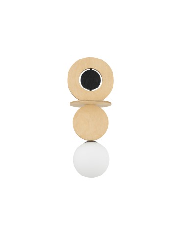 Nowodvorski CAMELEON DROPS WOOD A Naturalne drewno Czarny 12426