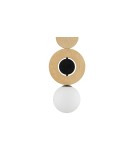Nowodvorski CAMELEON DROPS WOOD B Naturalne drewno Czarny 12427