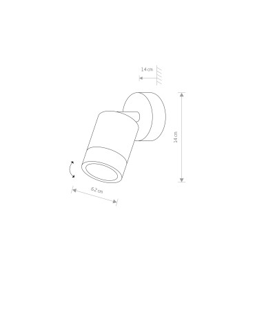 Nowodvorski BLOX Regulowany GU10 R50  Grafitowy 12523 - product 2