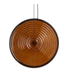 Nowodvorski AURA LED Lampy wiszące LED zintegrowany  3000K Transparentny bursztynowy Czarny 12233