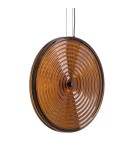 Nowodvorski AURA LED Lampy wiszące LED zintegrowany  3000K Transparentny bursztynowy Czarny 12233