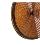 Nowodvorski AURA LED Lampy wiszące LED zintegrowany  3000K Transparentny bursztynowy Czarny 12233