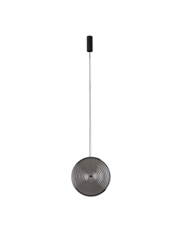 Nowodvorski AURA LED Lampy wiszące LED zintegrowany  3000K Dymiony Czarny 12231