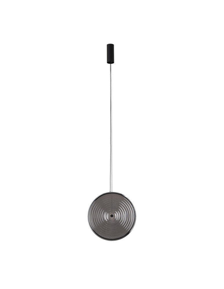 Nowodvorski AURA LED Lampy wiszące LED zintegrowany  3000K Dymiony Czarny 12231